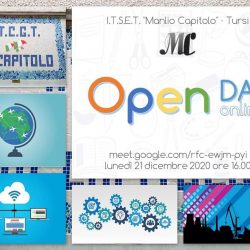 Open Day on line all’istituto “Manlio Capitolo” di Tursi, domenica pomeriggio, 17 gennaio, ore 16